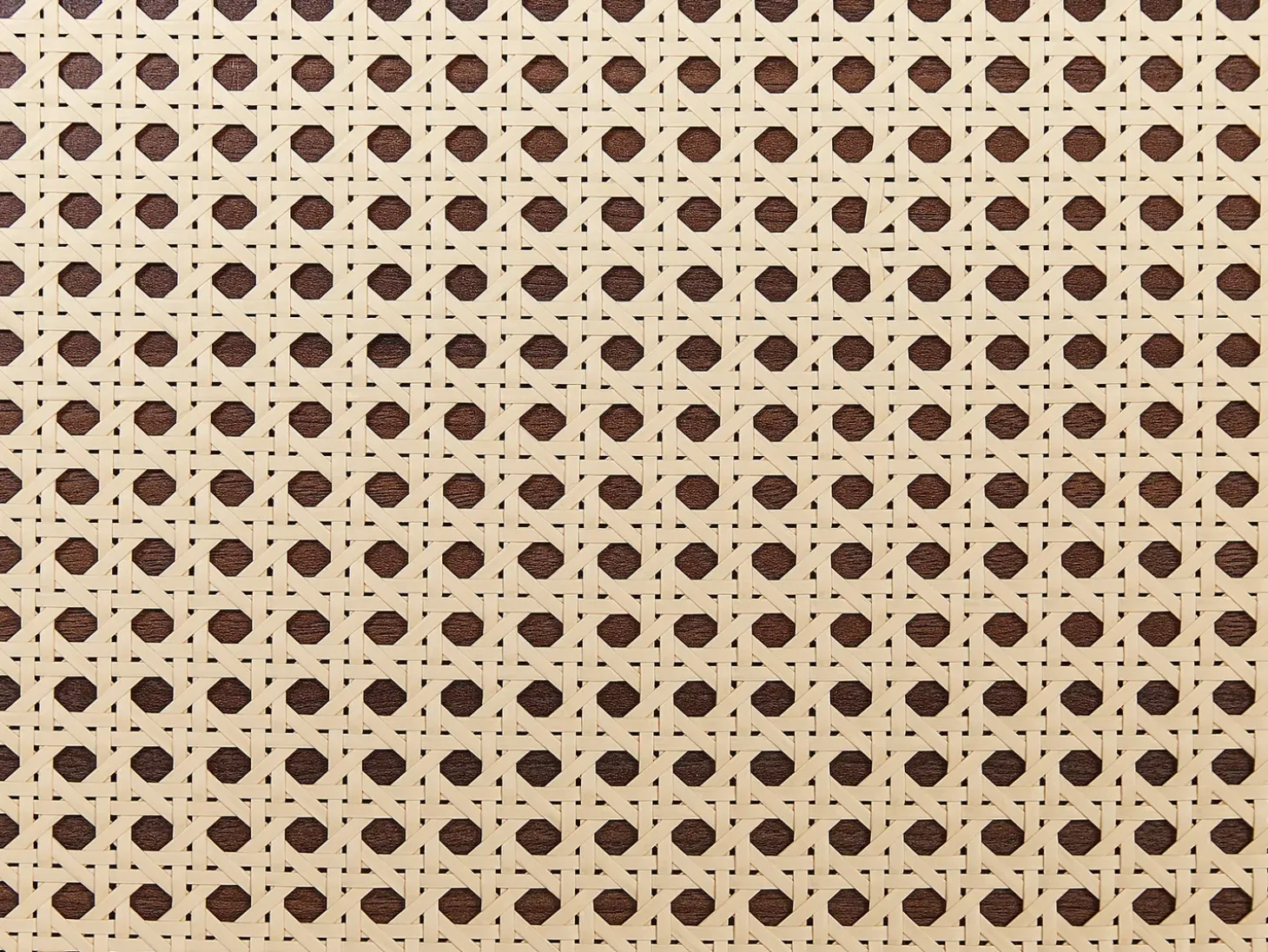 Online Łóżko Rattan MONPAZIER 160 x 200 cm Ciemnobrązowy Łóżka Podwójne|Łóżka Rattanowe