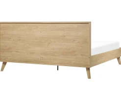 Best Łóżko Rattan MONPAZIER 180 x 200 cm Jasno Łóżka Podwójne|Łóżka Rattanowe