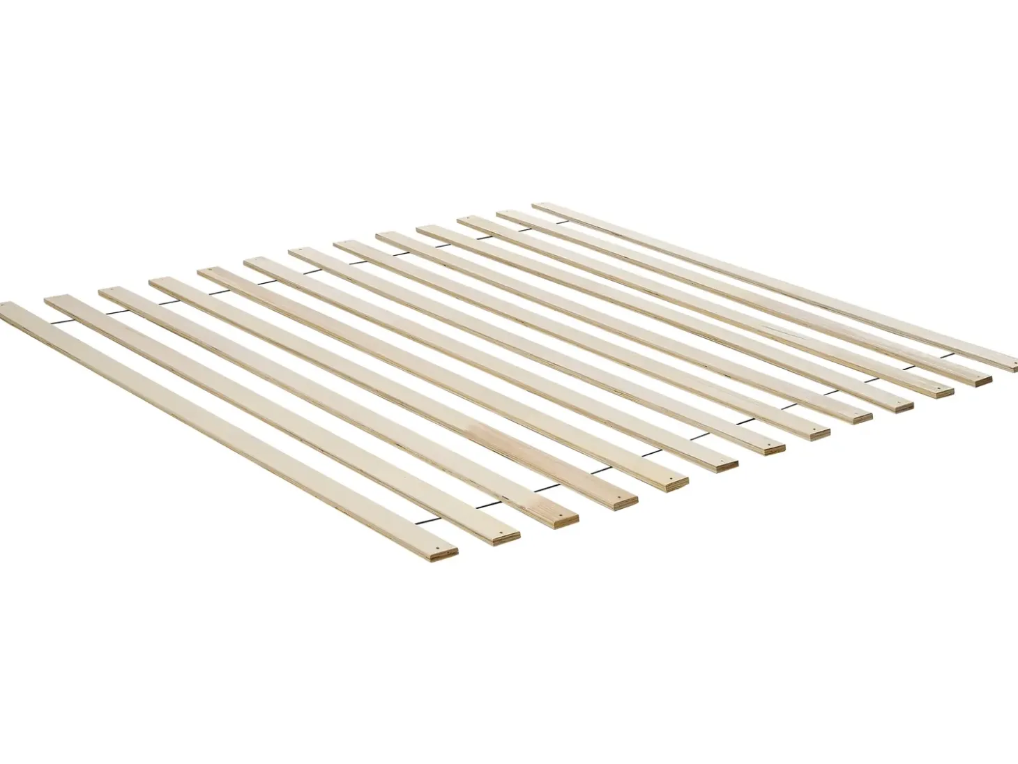 Discount Rattan VARZY 180 x 200 cm Brązowy Łóżka Podwójne|Łóżka Rattanowe
