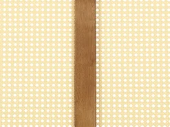 Discount Rattan VARZY 180 x 200 cm Brązowy Łóżka Podwójne|Łóżka Rattanowe