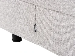 Best CASTELLAN 80 x 200 cm Jasnoszary Łóżka Tapicerowane|Łóżka Pojedyncze
