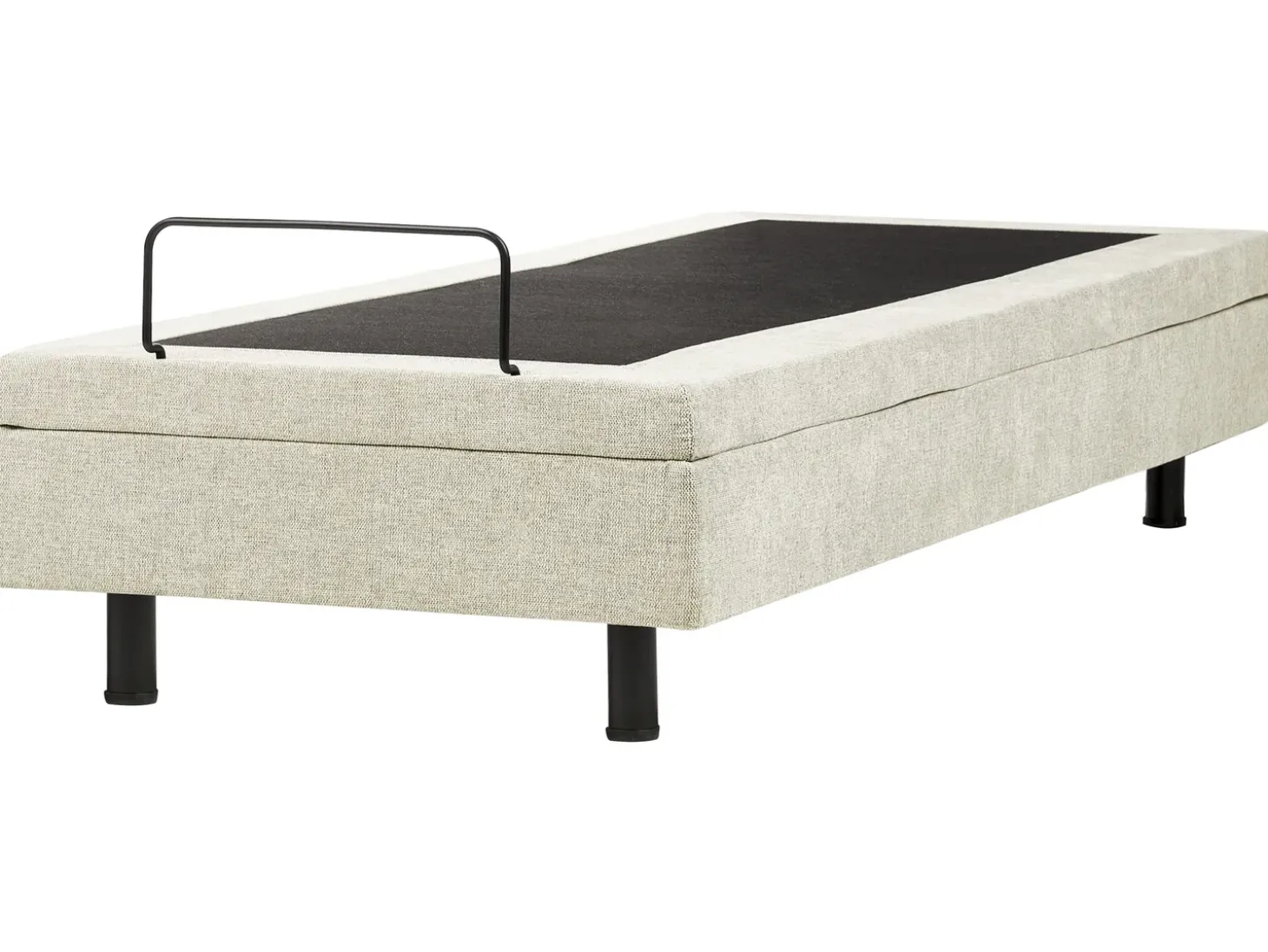 Online CASTELLAN 90 x 200 cm Beżowy Łóżka Tapicerowane|Łóżka Regulowane