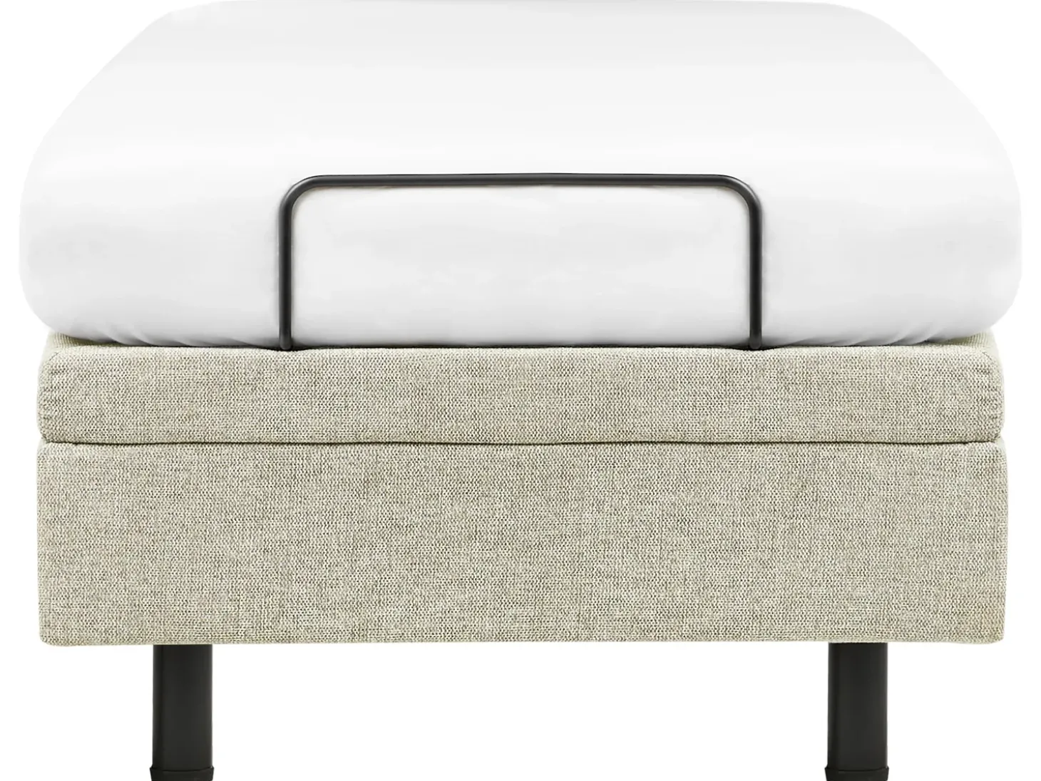 Online CASTELLAN 90 x 200 cm Beżowy Łóżka Tapicerowane|Łóżka Regulowane