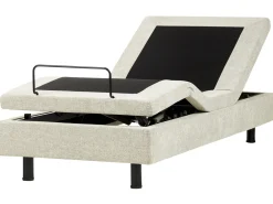 Online CASTELLAN 90 x 200 cm Beżowy Łóżka Tapicerowane|Łóżka Regulowane