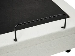 Boucle DUKE 180 x 200 cm Złamana biel Łóżka Tapicerowane|Łóżka Podwójne