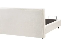 Boucle DUKE 180 x 200 cm Złamana biel Łóżka Tapicerowane|Łóżka Podwójne