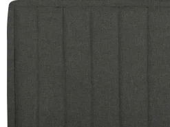 Clearance CASTELLAN 80 x 200 cm Ciemnoszary Łóżka Tapicerowane|Łóżka Regulowane
