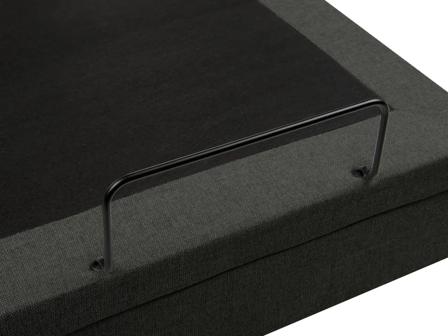Clearance CASTELLAN 80 x 200 cm Ciemnoszary Łóżka Tapicerowane|Łóżka Regulowane