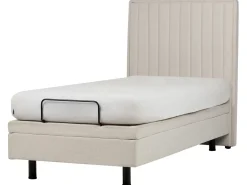 CASTELLAN 90 x 200 cm Jasno Łóżka Tapicerowane|Łóżka Pojedyncze