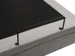Outlet Łóżko regulowane CASTELLAN 90 x 200 cm Jasno Łóżka Tapicerowane|Łóżka Pojedyncze