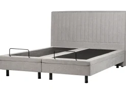 Sale Łóżko regulowane CASTELLAN 180 x 200 cm Jasno Łóżka Tapicerowane|Łóżka Podwójne