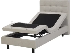 Łóżko regulowane DUKE 90 x 200 cm Beżowy
