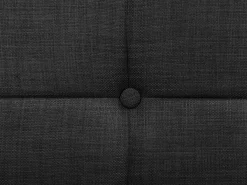 Hot Łóżko regulowane DUKE 90 x 200 cm Ciemno Łóżka Tapicerowane|Łóżka Pojedyncze