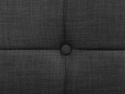 Sale Łóżko regulowane DUKE 180 x 200 cm Ciemno Łóżka Tapicerowane|Łóżka Podwójne
