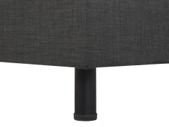 Sale Łóżko regulowane DUKE 180 x 200 cm Ciemno Łóżka Tapicerowane|Łóżka Podwójne