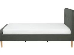Best RENNES 180 x 200 cm Ciemnoszary Łóżka Tapicerowane|Łóżka Podwójne