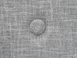 New Łóżko RENNES 180 x 200 cm Jasnoszary Łóżka Tapicerowane|Łóżka Podwójne