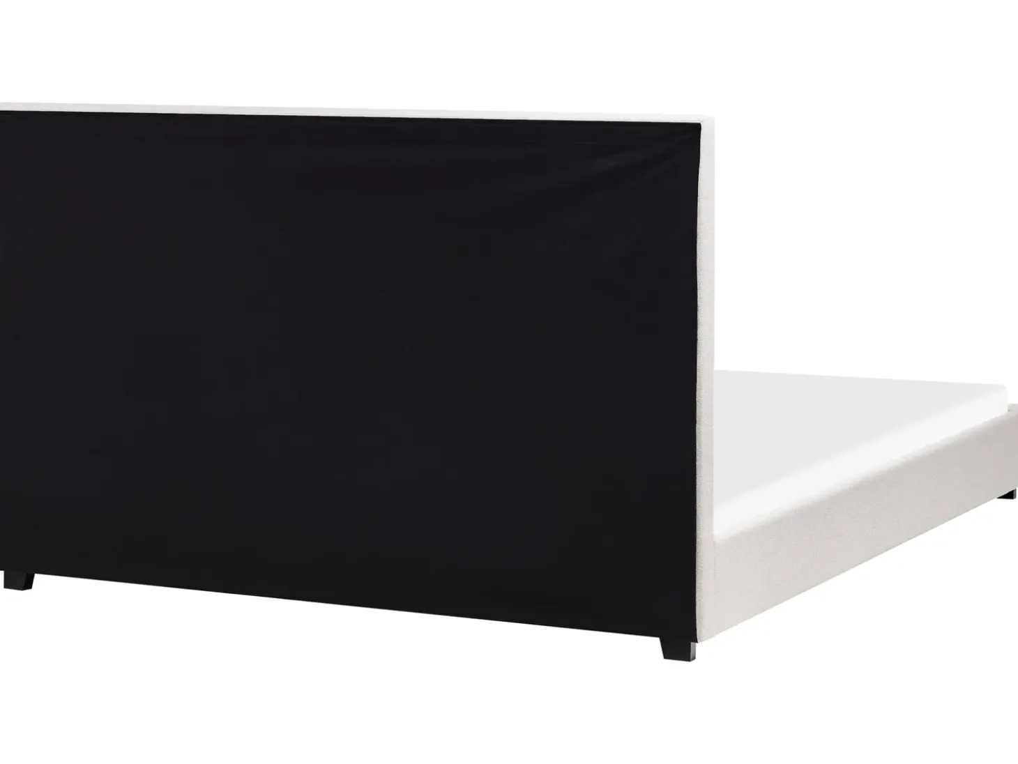 Best ROUEN 180 x 200 cm Jasnobeżowy Łóżka Tapicerowane|Łóżka Podwójne
