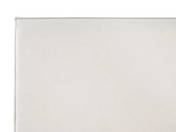 New Łóżko SENNEZ 160 x 200 cm Beżowy Łóżka Tapicerowane|Łóżka Podwójne