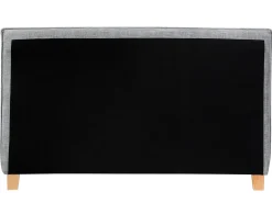 Online Łóżko SENNEZ 160 x 200 cm Jasnoszary Łóżka Tapicerowane|Łóżka Podwójne