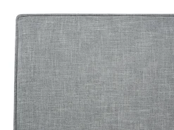 Online Łóżko SENNEZ 160 x 200 cm Jasnoszary Łóżka Tapicerowane|Łóżka Podwójne