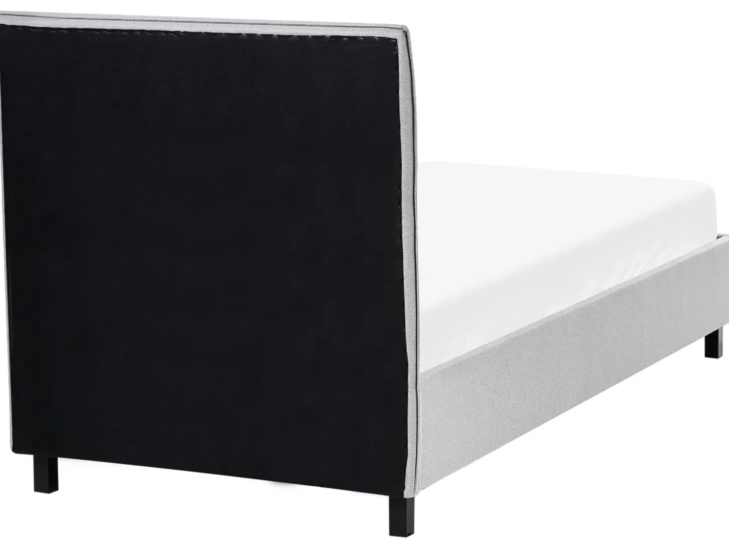 Clearance Łóżko SENNEZ 90 x 200 cm Jasnoszary Dzieci Wszystkie Meble I Akcesoria Dziecięce|Łóżka Tapicerowane
