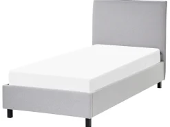 Clearance Łóżko SENNEZ 90 x 200 cm Jasnoszary Dzieci Wszystkie Meble I Akcesoria Dziecięce|Łóżka Tapicerowane