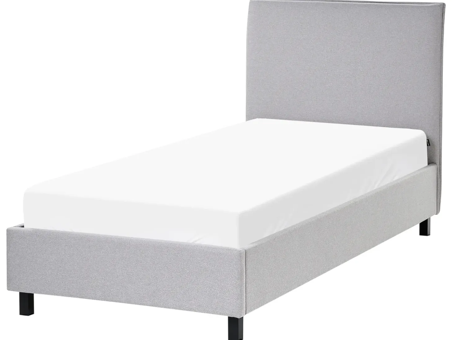 Clearance Łóżko SENNEZ 90 x 200 cm Jasnoszary Dzieci Wszystkie Meble I Akcesoria Dziecięce|Łóżka Tapicerowane