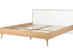 Best Łóżko SERRIS 180 x 200 cm Jasnobrązowy Łóżka Podwójne|Wszystkie Łóżka