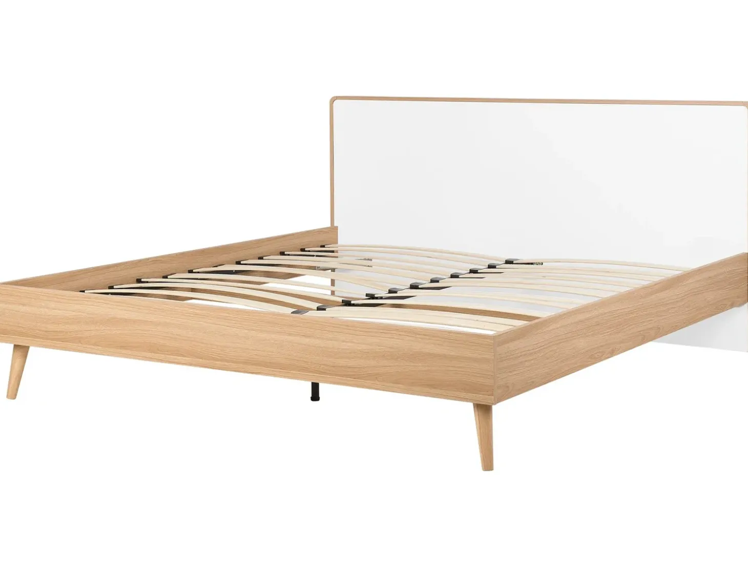 Best Łóżko SERRIS 180 x 200 cm Jasnobrązowy Łóżka Podwójne|Wszystkie Łóżka