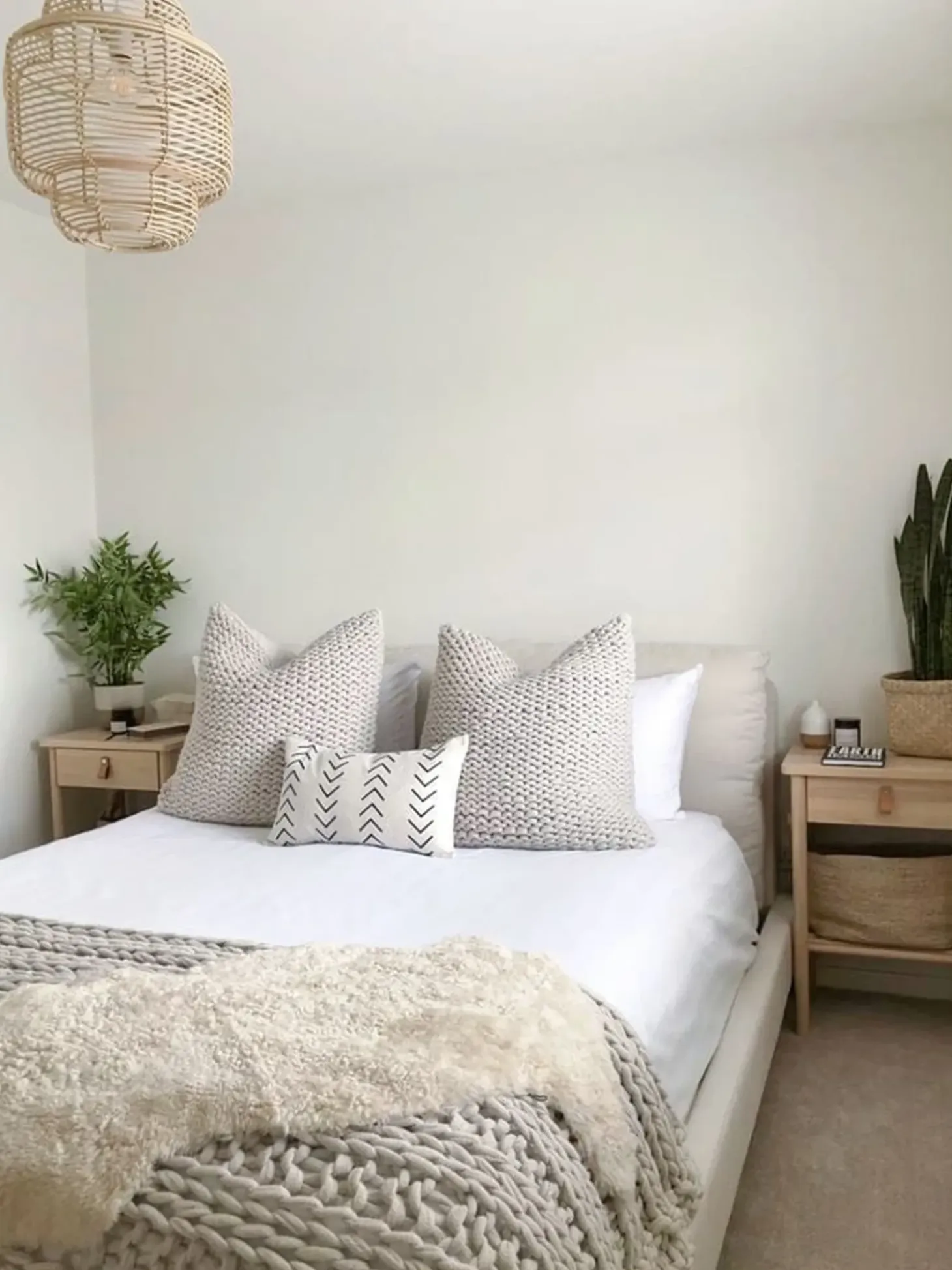 Sale Łóżko MELLE 180 x 200 cm Jasno Łóżka Tapicerowane|Łóżka Podwójne