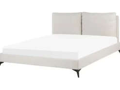 Sale Łóżko MELLE 180 x 200 cm Jasno Łóżka Tapicerowane|Łóżka Podwójne