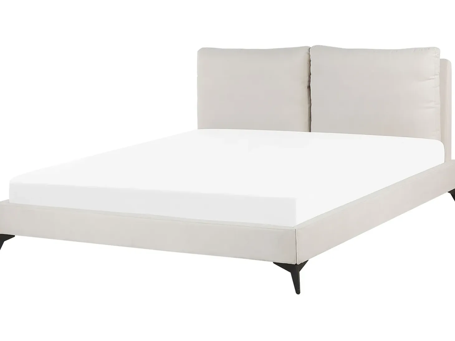 Sale Łóżko MELLE 180 x 200 cm Jasno Łóżka Tapicerowane|Łóżka Podwójne