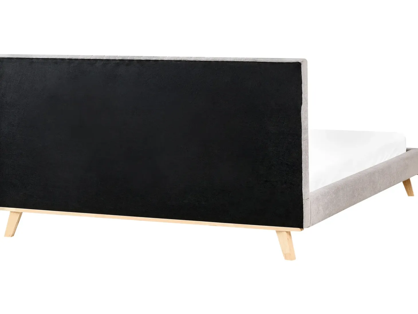 Online Łóżko Szenil TALENCE 180 x 200 cm Jasnoszary Łóżka Tapicerowane|Łóżka Podwójne