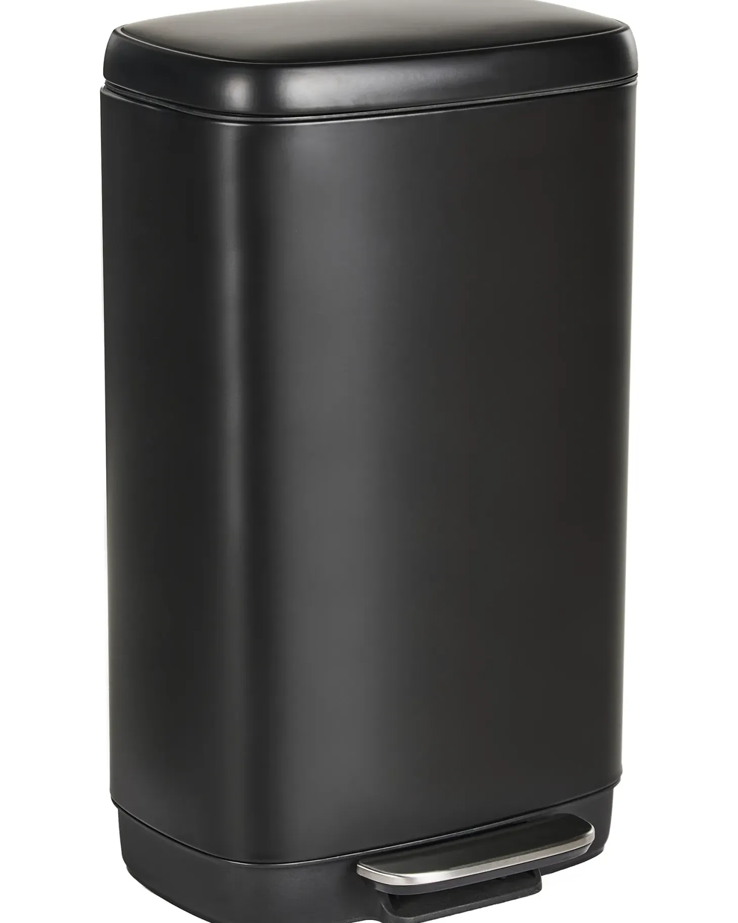 Kosz na śmieci z pedałem 30 L ECOCOLLECT Metal Czarny