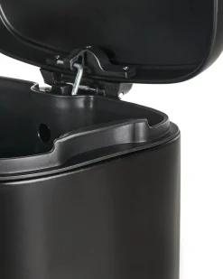 Kosz na śmieci z pedałem 30 L ECOCOLLECT Metal Czarny