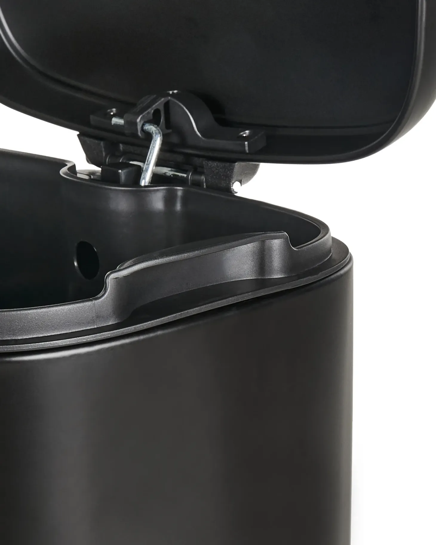 Kosz na śmieci z pedałem 30 L ECOCOLLECT Metal Czarny