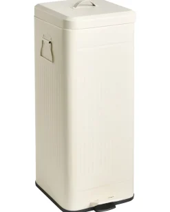 Kosz na śmieci z pedałem 30 L ECOCOMFORT Metal Beżowy