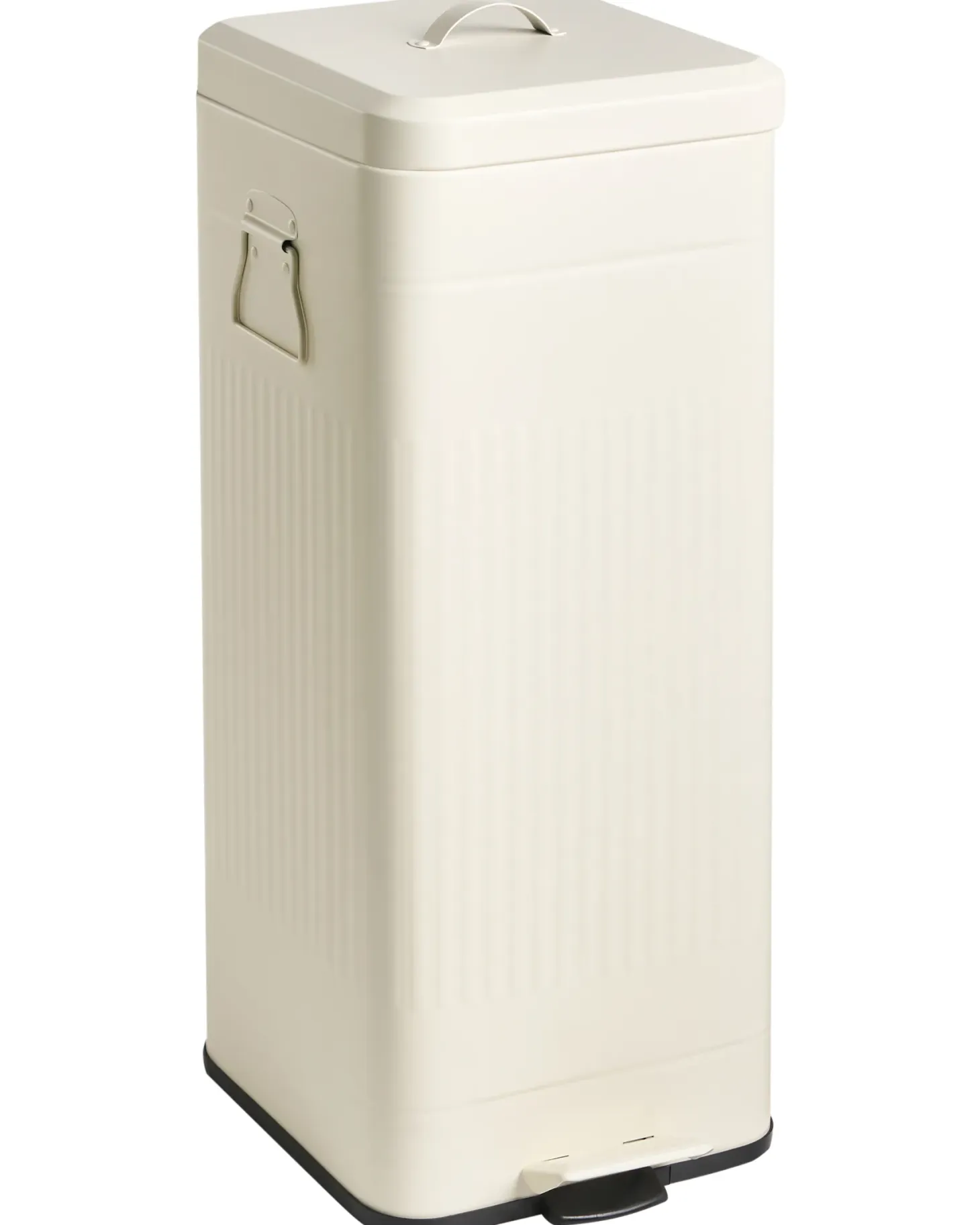 Kosz na śmieci z pedałem 30 L ECOCOMFORT Metal Beżowy