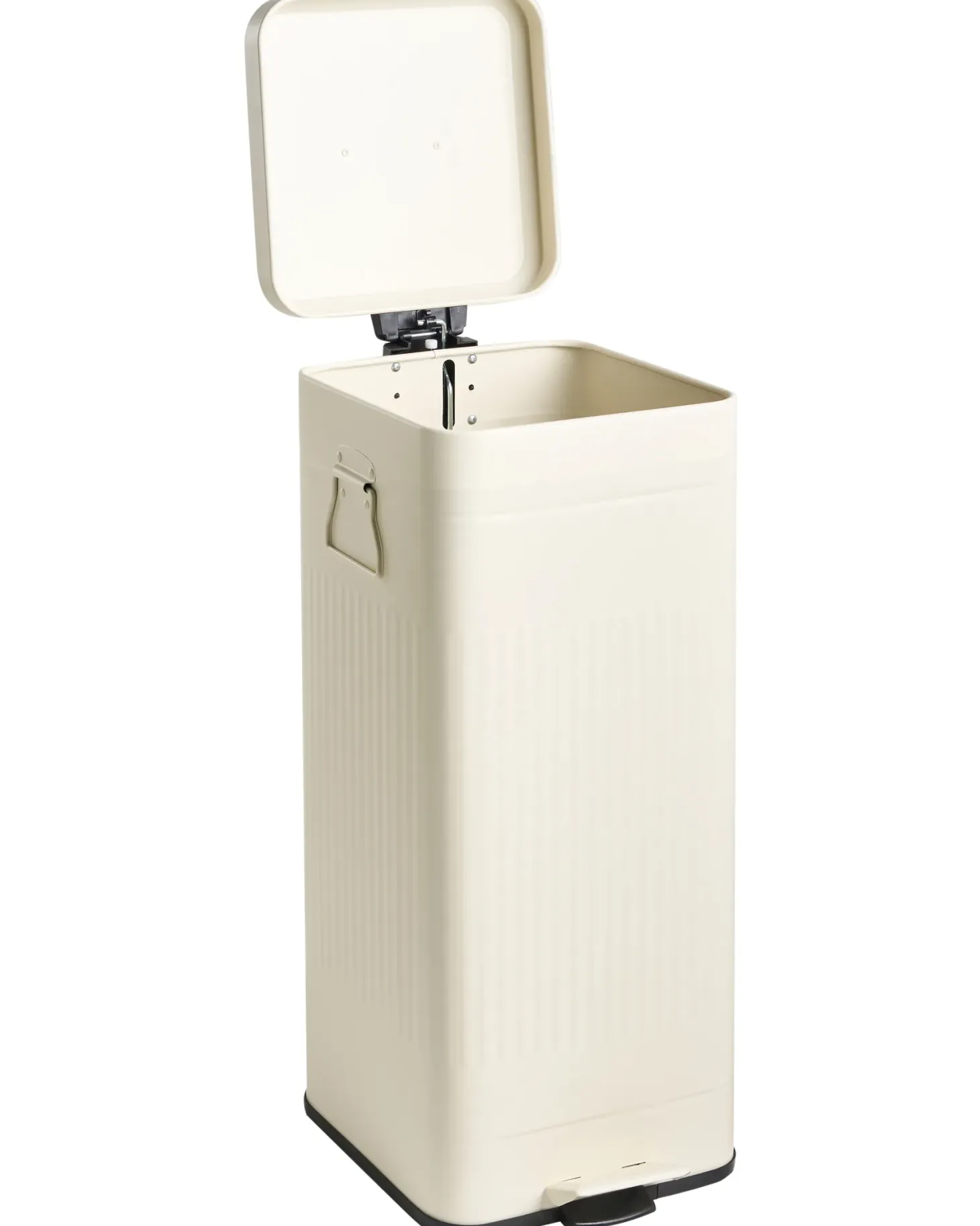 Kosz na śmieci z pedałem 30 L ECOCOMFORT Metal Beżowy