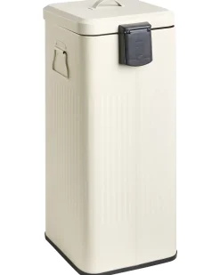 Kosz na śmieci z pedałem 30 L ECOCOMFORT Metal Beżowy