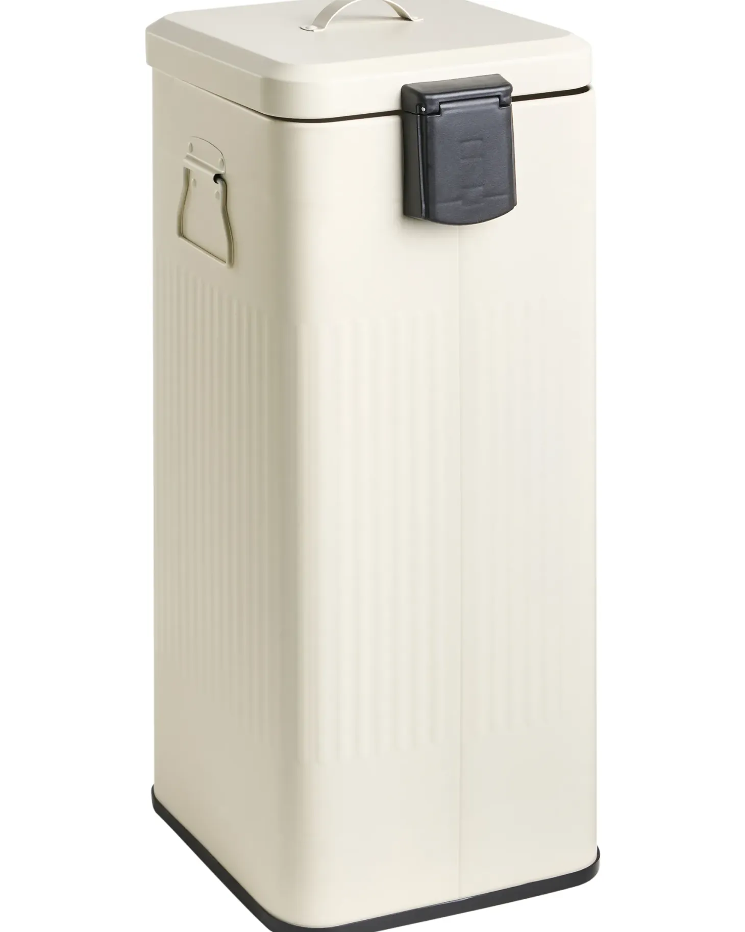 Kosz na śmieci z pedałem 30 L ECOCOMFORT Metal Beżowy