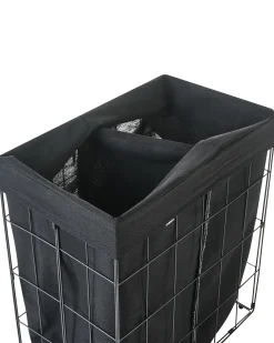 Kosz na pranie CULPINA Metal Czarny 100 L