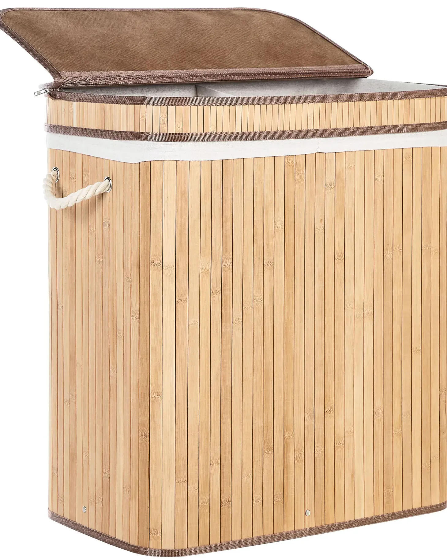 Kosz na pranie KALTHOTA Bambus Jasnobrązowy 100 L