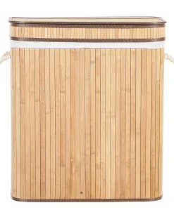 Kosz na pranie KALTHOTA Bambus Jasnobrązowy 100 L