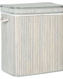 Kosz na pranie KALTHOTA Bambus Szary 100 L
