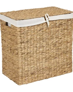 Kosz na pranie LANGSON Plecionka Naturalny 75 L