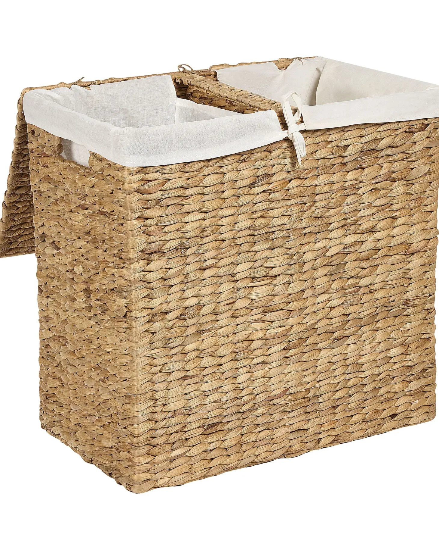 Kosz na pranie LANGSON Plecionka Naturalny 75 L