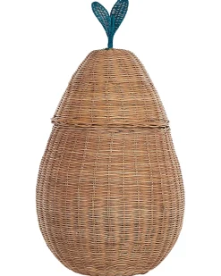 Kosz na zabawki Gruszka VAGSOY Rattan Naturalny