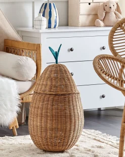Kosz na zabawki Gruszka VAGSOY Rattan Naturalny